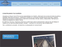 Tablet Screenshot of cocinasymobiliariosalbarracin.com